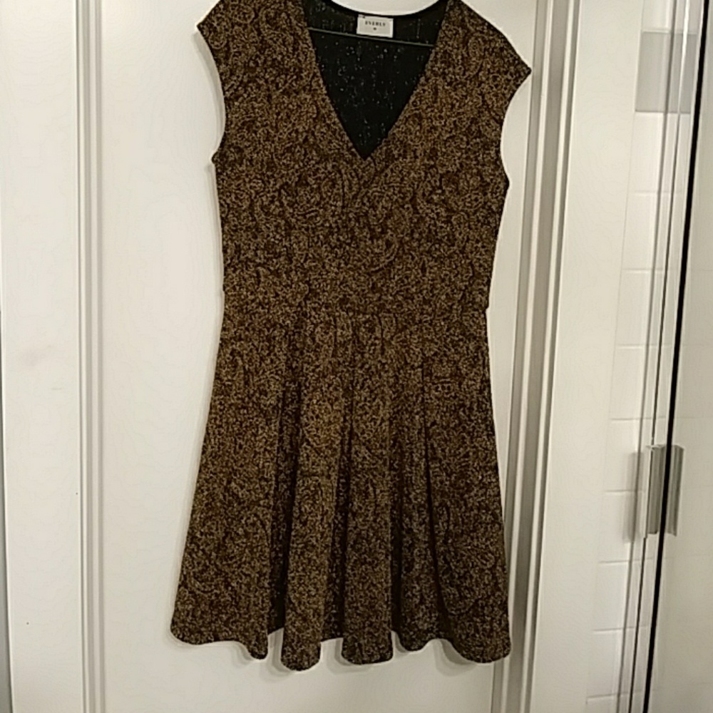 Gold party dress